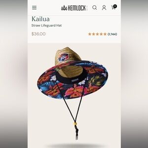 Hemlock Kailua Straw Sun Hat